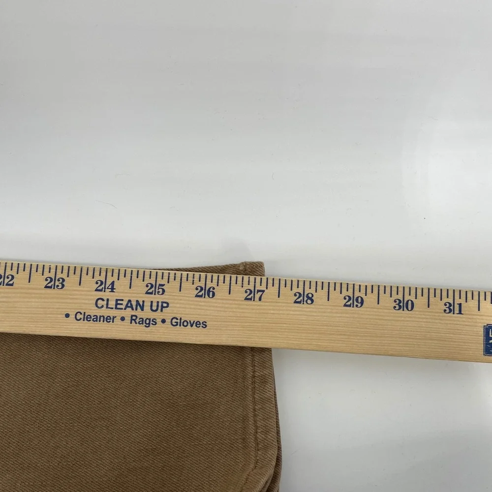 American Eagle Slim Straight Easyflex Jeans Toasted Almond Brown 30x30 NEW